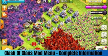 clash Of clans mod menu - complete information